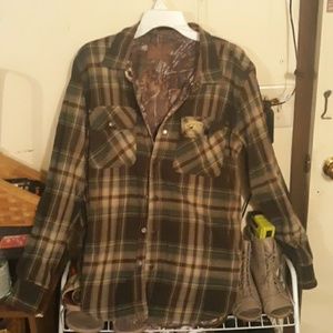 Realtree flannel reversible double layered.